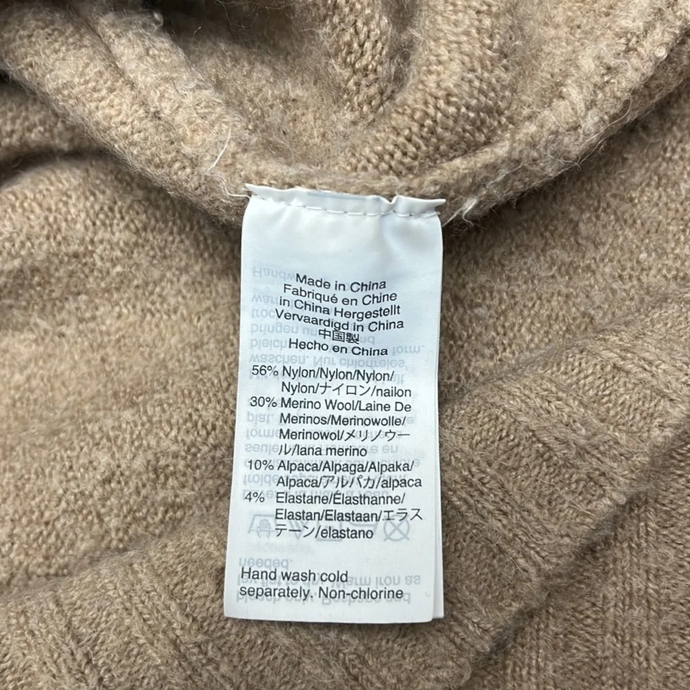 J.Crew rugged Merino wool crew neck cozy soft sweater